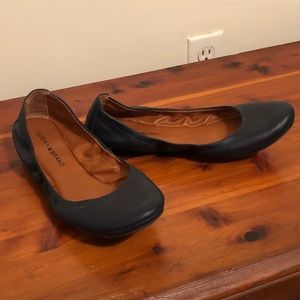 Lucky Brand Navy Flats